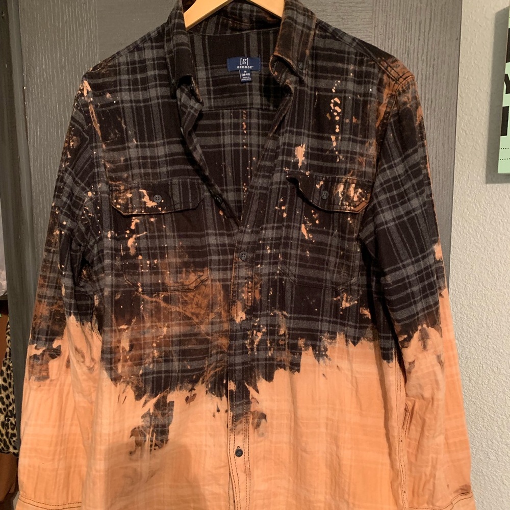 Bleached flannel